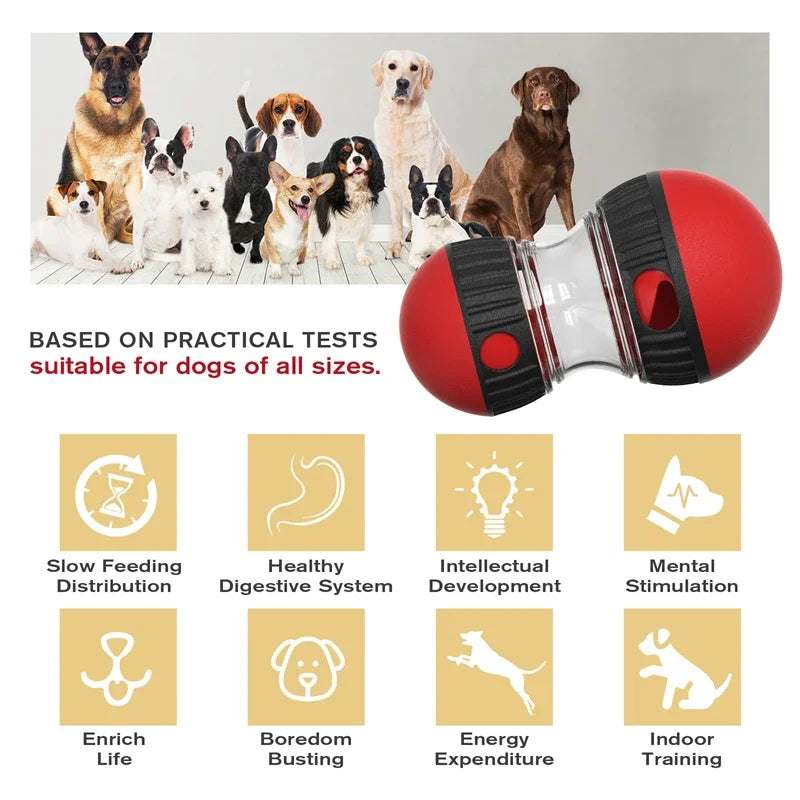 Dog Rolling Ball Leaky Food Toy