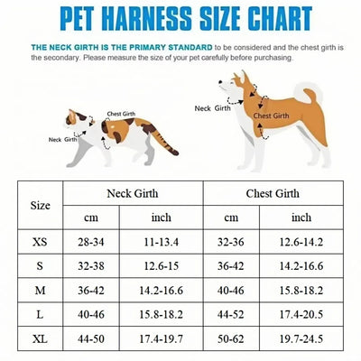 Pet Dog Harness Leash Set