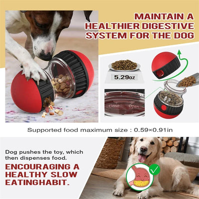 Dog Rolling Ball Leaky Food Toy