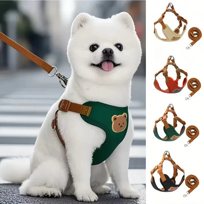 Pet Dog Harness Leash Set